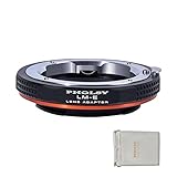 PHOLSY Adattatore per Obiettivi Leica M LM su Fotocamera Sony E Mount per Sony a1, a9 II, a7S III/II, a7R V/IV/III/II, a7R a7C a7 IV/III/II, a6600 a6500 a6400 a6300 a6100 a6000 a5100 a5000, NEX Serie