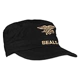 di Miltec Seals Cappellino Baseball da Uomo Militare con Visiera Cappello Berretto Marines Nero