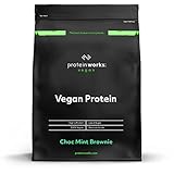 Protein Works - Proteine Vegane In Polvere - 100% A Base Vegetale E Naturale - Miscela Di Proteine Vegane - 33 Agitare - Brownie Menta & Cioccolato - 1kg