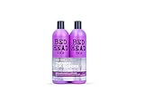 Tigi - Bed Head Dumb Blonde, Trattamento ricostituente per capelli trattati chimicamente, Shampoo + Balsamo