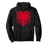 ALBANIA Bandiera | Uomini Donne Bambini | ALBANIAN EAGLE Felpa con Cappuccio