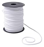 IPEA Treccia per Veneziana colore Bianco in Nylon – 50 Metri – Made in Italy – Cordino Bianco – Corda per Tende a Pacchetto, Mantovane, Tapparelle, Accessori ­– Spessore 3 mm