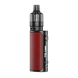 E-leaf iStick i75 Kit (Rosso) 75W, Kit Vape per sigaretta elettronica dotato di cartuccia serbatoio EP Pod da 5 ml e bobina EP, alimentato da batteria integrata da 3000 mAh, senza nicotina