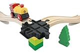 1 Incrocio per treno in legno compatibile Brio Duplo