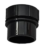 50 mm Tubo di scarico saldata Access Plug – nero