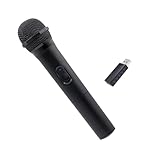 Mcbazel Microfono da Gioco Senza fili 2.4G per PS5/ PS4/Pro/ PS3/ PS2/ Xbox Series X|S/Xbox One X|S/Xbox One/ 360/NS Switch/Switch OLED/Wii/WiiU/PC