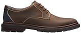 Clarks Burchill Derby, Uomo, Pelle di Cera d api, 44 EU