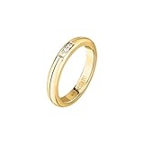 Morellato Anello Donna Acciaio Dorato, Zirconi, Collezione Love Rings - SNA470