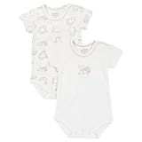 Chicco Body In Cotone, a Manica Corta, Apertura Entrogamba Neonato/Neonata 0-24 mesi, Bianco, 3 mesi, Designed in Italy