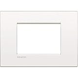 BTicino LNC4803BN Livinglight Air Placca 3 Moduli, Bianco