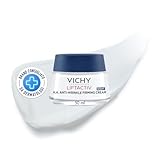 Vichy Crema Notte Rigenerante Anti-Rughe, Adatta a Tutti i Tipi di Pelle, Promuove la Rigenerazione della pelle, Risultato Rassodante, Con Acido Ialuronico e Ramnosio, Liftactiv H.A., 50 ml