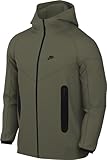 Nike FB7921-222 Tech Fleece Felpa con Cappuccio Uomo Medium Olive/Black Taglia M