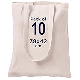 10X SHOPPER IN COTONE BEIGE, MANICI 70