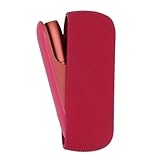 UPSHELL - Cover Compatibile con IQOS 3 DUO in Silicone Fucsia con 10 Bastoncini per Pulizia e Ebook, Custodia Porta Sigaretta Elettronica in Alta Qualità, Accessori Utili per Sigarette Elettroniche