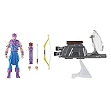 Marvel Hasbro Legends Series, Occhio di Falco con Sky-Cycle, Action Figure collezionabile per Adulti da 15 cm per Il 60° Anniversario degli Avengers