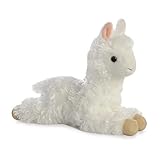 Aurora, 31767, Mini Flopsies, Alpaca, 20.5cm, peluche, bianco