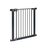 Safety 1st Easy Close Metal Cancelletto di sicurezza in metallo per bambini, porte, scale, vani con apertura 73-80 cm, allungabile fino a 108 cm con estensioni vendute separatamente, in metallo nero