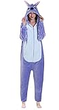 Yimidear® Unisex Pigiama Adulto Animale Cosplay Halloween Costume Attrezzatura (Blue Stitch, XL)