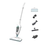 BLACK+DECKER, LAVAPAVIMENTI A VAPORE STEAM-MOP™ - Potenza 1300 w - Capacità 380 ml - Testa lavapavimenti snodabile . FSMH13E5-QS