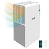 Cecotec Climatizzatore Portatile ForceClima 9550 Style Heating Connected. 9000 BTU,copertura 25 m2, telecomando, tattile, 5 modalità, deumidificatore, Timer, Estate/Inverno, Controllo Wi-Fi