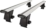 Barre portatutto Aerodynamic Silver in alluminio della Farad con kit specifici per auto senza corrimano (senza railing)