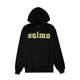 Salmo Perdonami Hoodie (IT, Testo, L, Regular, Regular, 1, Black)