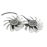 djkyu T128010SH 75mm. Ventilatore più Fresco Adatto for ASUS. Adatto for Msi GTX 1050 Ti Radeon Fit for Sapphire 6930 7850 GTX 550 750 770 Ti. HD 7870. Raffreddamento della Scheda Video.