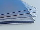 Lastra in policarbonato UV diverse Dimensioni, spessori, trasparente (0,5-20 mm) alt-intech® (PC trasparente 2 mm, 2050 x 1250 mm)