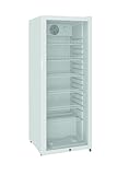 METRO Professional Frigorifero GSC4240 con porta in vetro, 237 L, bianco, 110 W, 220-240 V, con illuminazione a LED, 6 ripiani regolabili, serratura (Bianco)