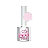 CRYSTAL NAILS - COMPACT BASE GEL MILKY ROSE- 8ML