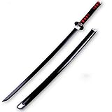 SHASHAYA Spada da samurai in bambù da 75 cm, spada Katana fatta a mano, per cosplay, con lama in bambù per bambini, ragazzi e ragazze, regalo per feste