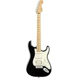 Fender Player Stratocaster HSS - Chitarra elettrica, con tastiera in acero, colore: nero