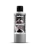 Vallejo - Colore per modellini, primer per poliuretano, 200 ml, grigio