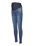 MAMA.LICIOUS MLMILA Slim Jeans A. Noos, Medium Blue Denim, M da Donna