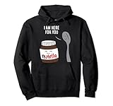 Valentine Nutella - Maglietta da uomo Felpa con Cappuccio