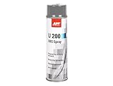 App U200 UBS Spray alla Protezione Sottoscocca Auto | Antipietrisco, Antiruggine e Antirombo Sottoscocca Protezione | Antirombo Sottoscocca Spray in Resina Sintetica e Gomma | 500 ml | Grigio