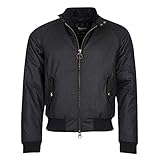 Barbour International giubbotto cerato nero Steve McQueen Bomber