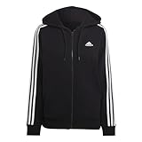 adidas Essentials 3-stripes, Sweatshirt Donna, Nero, M