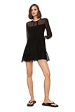 Trendyol Pizzo Nero Abito da Business, Casual, 40 Donna