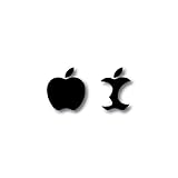 Adesivi/migliore per APPLE MACBOOK Sticker – Adesivi per MacBook, colore: nero