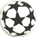 Toppa ricamata termoadesiva calcio distintivo (Stars)