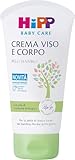 HiPP - Baby Care - Crema Idratante Viso e Corpo per Bambini e Neonati, per Pelli Sensibili, con Olio di Mandorle Bio, 1 Pezzo da 75 ml