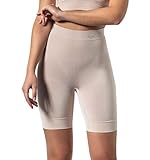 Pacco da 2 Guaina Modellante da Donna Contenitiva a Vita Alta Dimagrante Figura formante Pantaloni Corpetto Shapewear Effetto (Nudo, XL-XXL)