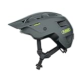 Abus Casco da MTB MoDrop - casco da bici robusto con buona ventilazione per mountain bike - vestibilità individuale - unisex - grigio, taglia S