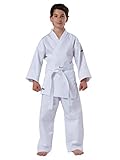 Kwon, Kimono Bambino Karate Basic, Bianco (Weiß), 130cm