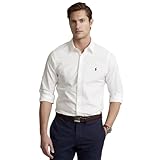 Ralph Lauren Camicia Oxford slim fit, bianco, XXL