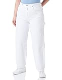 Dr Denim Faye Worker Jeans, White, XL/32 Donna