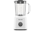 Kenwood BLP31.A0WH Frullatore, Caraffa da 1,6L, Lame in Acciaio, 2 Velocità e Pulse, Piedini Antiscivolo, Dotato di Pratica Maniglia, Potenza 350 W, Plastica, Bianco e Grigio