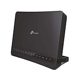 Tp-Link Archer Vr1210V Modem Router Evdsl Fino A 300Mbps, Wi-Fi Ac1200Mbps Dual Band, Telefonia Fissa E Voip, 5 Porte Gigabit, Beamforming, Mu-Mimo, Nero, ‎214 x 144.5 x 80 mm