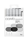 COPIC SKETCH SET DA 6 SKETCHING GRAYS